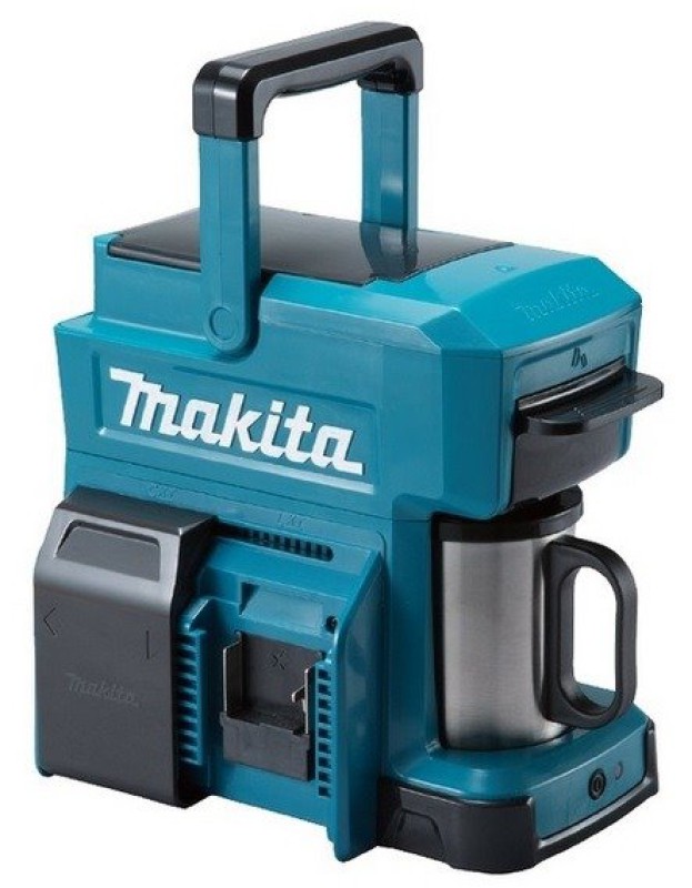 Akumulatorowy ekspres do kawy Makita + kubek